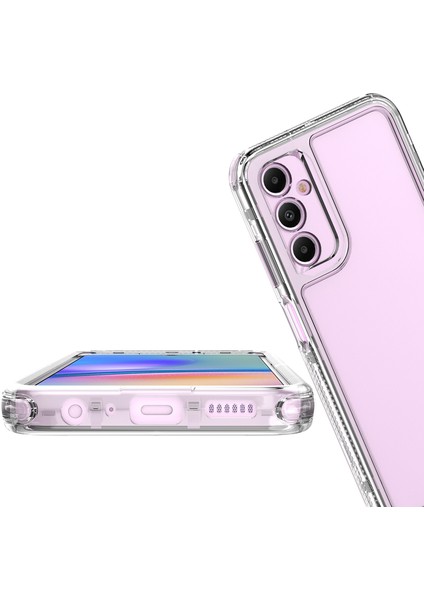 Samsung Galaxy A05S 4g Şeffaf Kılıf Akrilik + Tpu Telefon Kapağı 3'ü 1 Arada (Yurt Dışından)