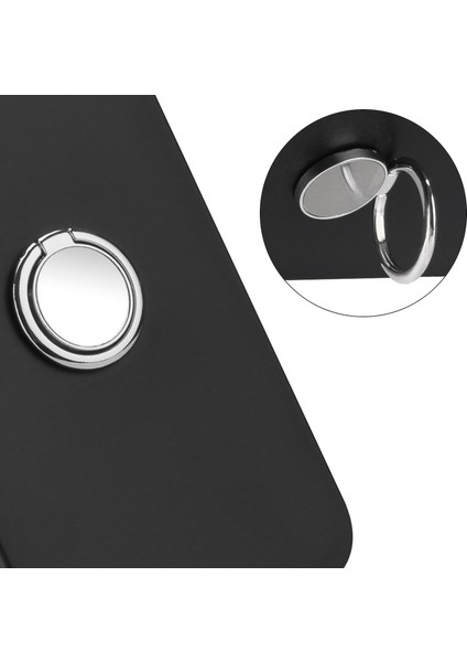 Samsung Galaxy S24 Fe Kılıf Kickstand Mat Tpu Telefon Kapağı Manyetik Araç Montaj-Gümüş (Yurt Dışından) modelleri