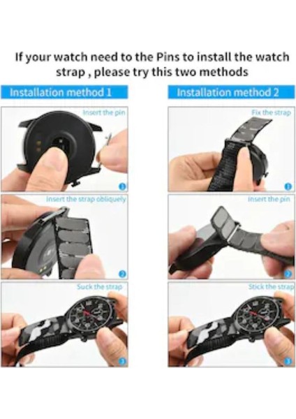 Garmin Quatix 6 (22MM) Titanyum Alaşımlı Kordon modelleri