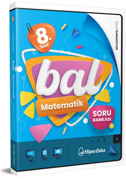 Hiper Zeka Yayınları 8. Sınıf Bal Matematik Soru Bankası