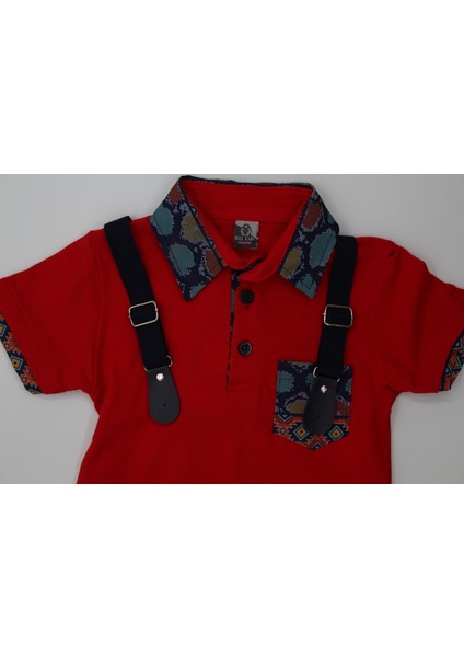 2li Takım Erkek Çocuk Bill Kids Polo Lacoste Kırmızı