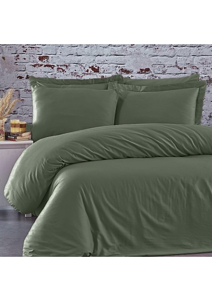 Sabia %100 Pamuk 62 Tel (155 Tc) 120X200+30 cm Lastikli Çarşaflı Tek Kişilik Nevresim Takımı (2 Yastıklı)