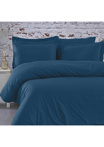 Sabia %100 Pamuk 62 Tel (155 Tc) 100X200+30 cm Lastikli Çarşaflı Tek Kişilik Nevresim Takımı (2 Yastıklı)
