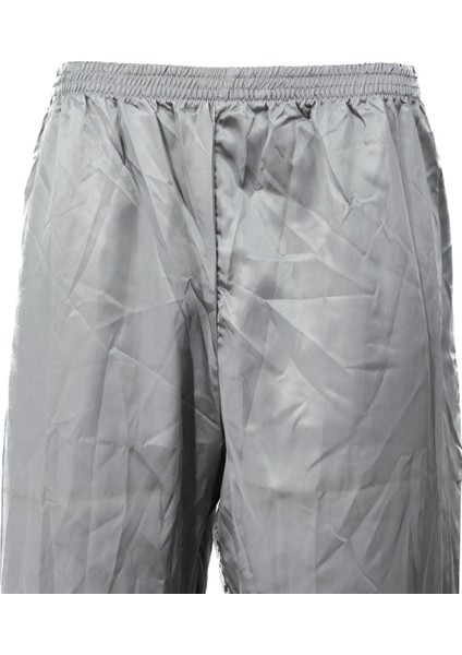 Erkek Saten Kumaş Pijama Pantolon Düz Renk Beli Lastikli Cepsiz Geniş Paça Rahat Kesim fiyatları