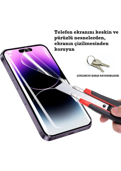 Xiomi Redmi 13 Uyumlu 2 Adet Ön Body Şeffaf Ultra Ekran Koruyucu Nano Jelatin