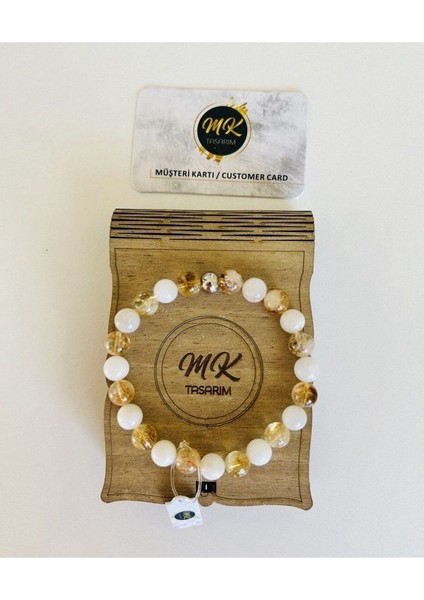 Aytaşı Sitrin Taşı Bilekli MK.021.009