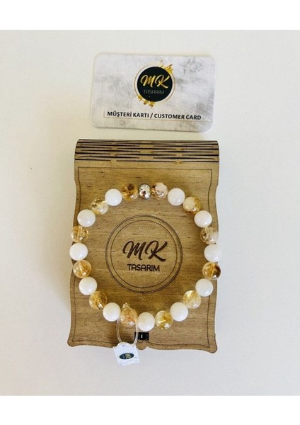 Aytaşı Sitrin Taşı Bilekli MK.021.009 fiyatları