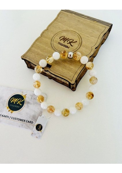 Aytaşı Sitrin Taşı Bilekli MK.021.009 modelleri