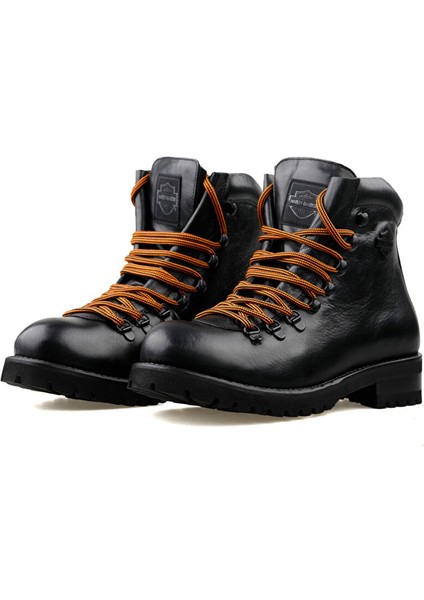 Harley-Davidson Harley Davidson 026M100060 Notley Black Deri Erkek Günlük Bot 026M100060-NOTLEY-BLACK-DERI Siyah modelleri