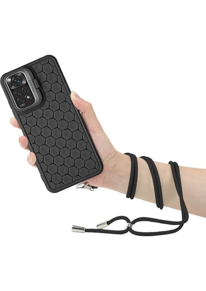 Xiaomi Redmi Note 11 4g (Qualcomm) Kılıf Tpu Telefon Kılıfı, Kickstand Ipi-Siyah Için (Yurt Dışından) modelleri