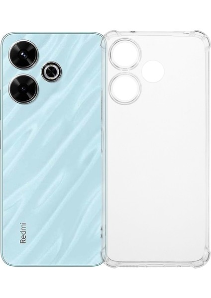 Xiaomi Redmi 13 5g/13 4g Şeffaf Kılıf Koruyucu Dört Köşe Takviyeli Yumuşak Tpu Telefon Kapağı Için (Yurt Dışından)