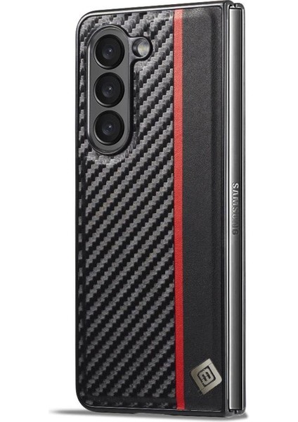Samsung Galaxy Z Inside 5 5g Mikrofiber Astar Içinde Karbon Fiber (Yurt Dışından)