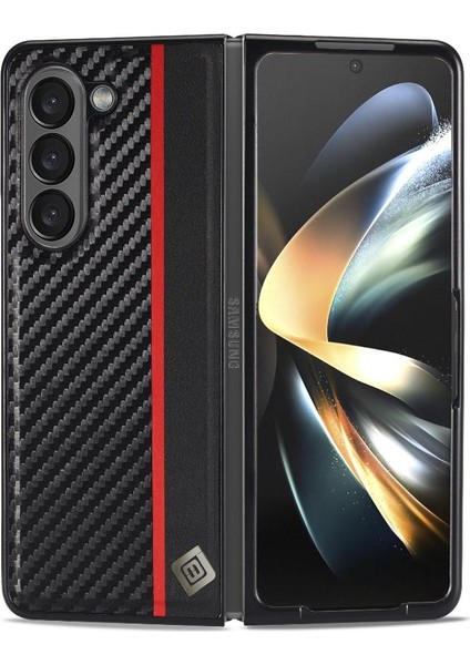 Samsung Galaxy Z Inside 5 5g Mikrofiber Astar Içinde Karbon Fiber (Yurt Dışından) fırsatları