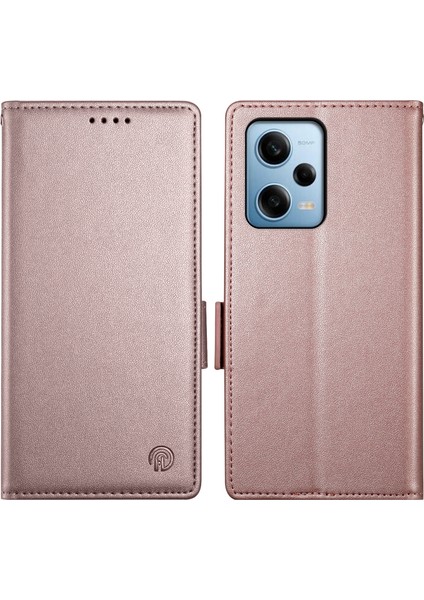 Xiaomi Redmi Note 12 Pro 5g Kılıf Telefon Deri Kapak-Gül Altın (Yurt Dışından)