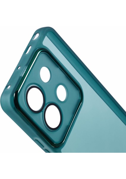 Dksm Serisi Xiaomi Poco X6 5g Kılıf Elektroliz Kamera Çerçevesi Tpu Telefon Kapağı-Şeffaf Ordu Yeşil (Yurt Dışından) indirimleri