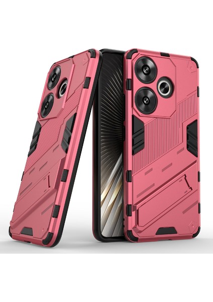 Xiaomi Redmi Turbo 3 5g Kılıf Darbeye Dayanıklı Pc + Tpu Telefon Kılıfı, Kickstand-Rose Için (Yurt Dışından) fiyatları