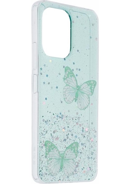 Wanlonfeng Aw Serisi Xiaomi Redmi 13R 5g Kılıf Pvc Tpu Telefon Kapağı Ekran Filmi-Yeşil (Yurt Dışından) fırsatları