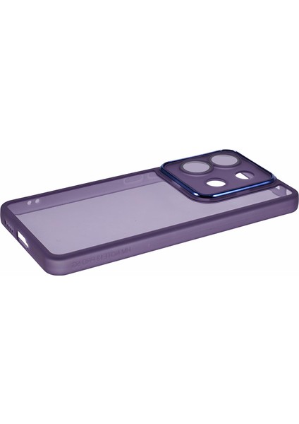 Dksm Serisi Xiaomi Poco X6 5g Kılıf Elektroliz Kamera Çerçevesi Tpu Telefon Kapağı-Şeffaf Mor (Yurt Dışından) fırsatları