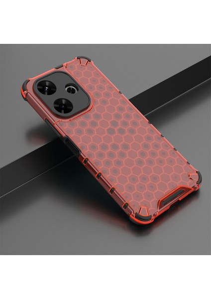 Xiaomi Redmi 13 5g/13 4g Kılıf Petek Pc+Tpu Hibrit Telefon Kapağı-Kırmızı (Yurt Dışından) fırsatları