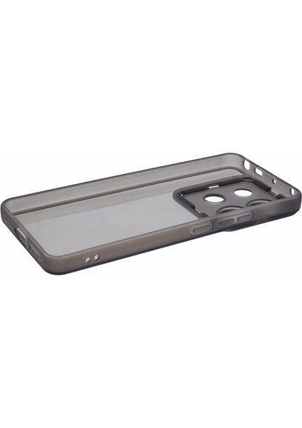 Dksm Serisi Xiaomi Poco X6 5g Kılıf Elektroliz Kamera Çerçevesi Tpu Telefon Kapağı-Şeffaf Siyah (Yurt Dışından) modelleri