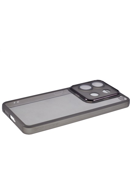 Dksm Serisi Xiaomi Poco X6 5g Kılıf Elektroliz Kamera Çerçevesi Tpu Telefon Kapağı-Şeffaf Siyah (Yurt Dışından) fırsatları