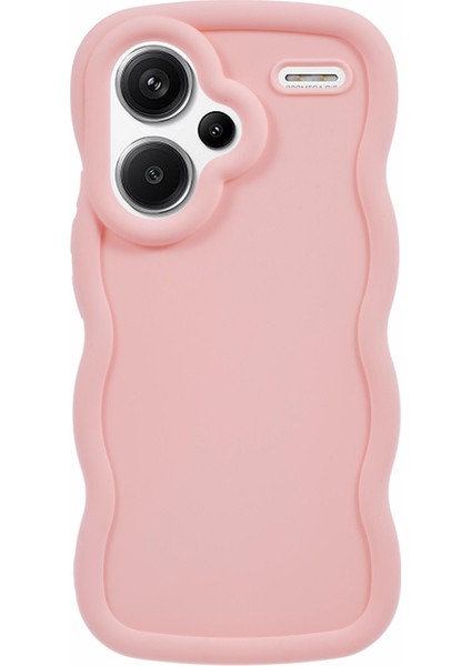 Xiaomi Redmi Note 13 Pro+5g Kılıf Wave Edge Esnek Tpu Telefon Arka Kapak-Pembe (Yurt Dışından)
