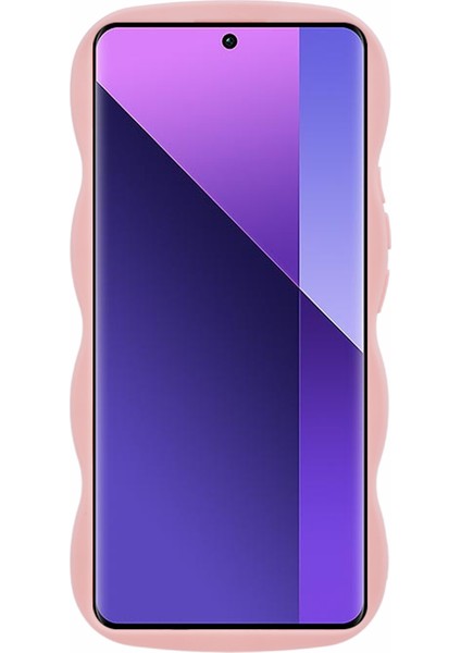 Xiaomi Redmi Note 13 Pro+5g Kılıf Wave Edge Esnek Tpu Telefon Arka Kapak-Pembe (Yurt Dışından)