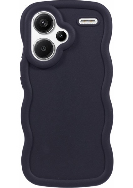 Xiaomi Redmi Note 13 Pro+5g Kılıf Wave Edge Esnek Tpu Telefon Arka Kapak-Siyah (Yurt Dışından)