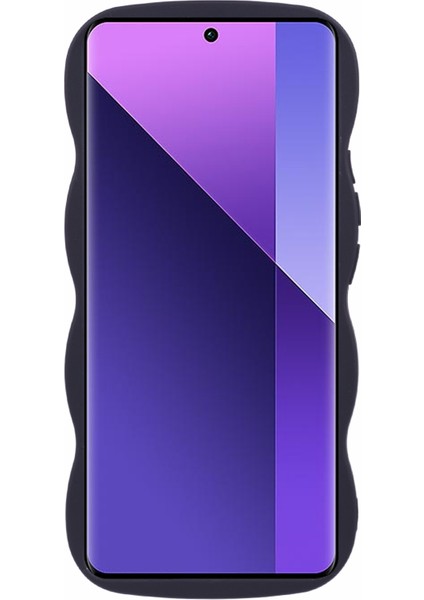 Xiaomi Redmi Note 13 Pro+5g Kılıf Wave Edge Esnek Tpu Telefon Arka Kapak-Siyah (Yurt Dışından)
