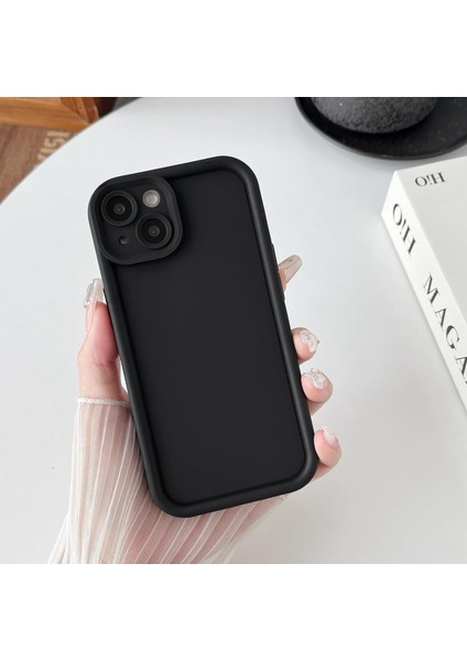 iPhone 14 Uyumlu 3D Kamera Korumalı Yumuşak Darbe Emici Soft Kılıf