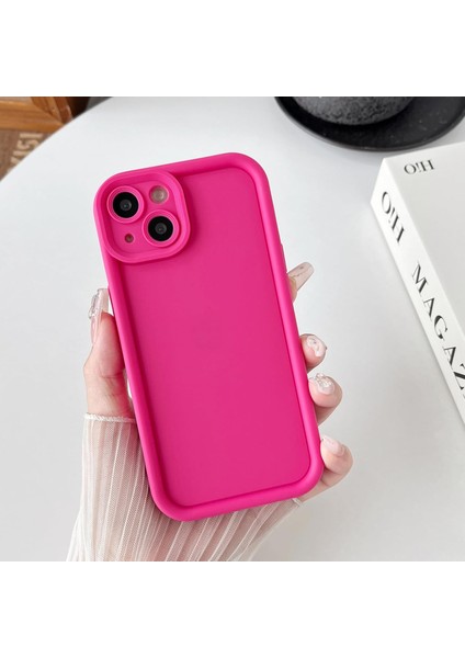 iPhone 14 Uyumlu 3D Kamera Korumalı Yumuşak Darbe Emici Soft Kılıf