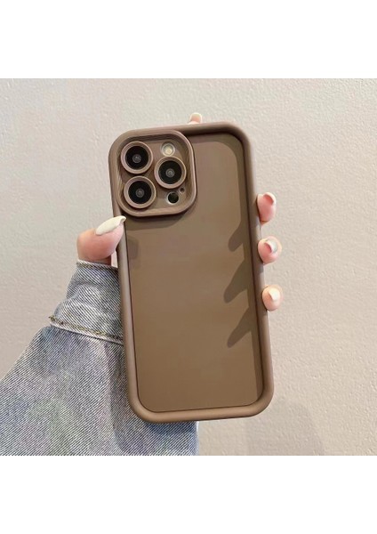 iPhone 14 Pro Max Uyumlu 3D Kamera Korumalı Yumuşak Darbe Emici Soft Kılıf
