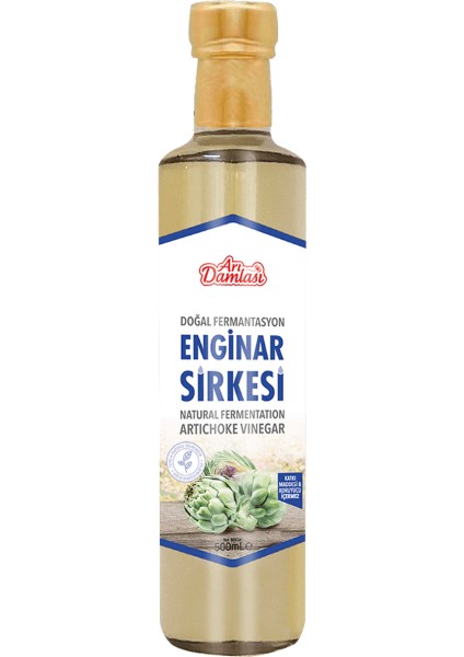 Arıdamlası Doğal Fermantasyon Enginar Sirkesi