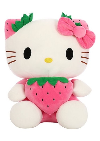 Hediye Hello Kitty Peluş 50 cm Özel Yapım Pembe/mor/kırmızı