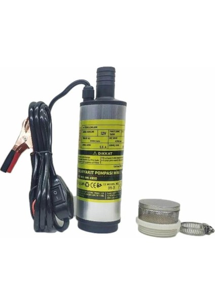 Mini Akaryakıt Pompası 12 Volt 38 mm