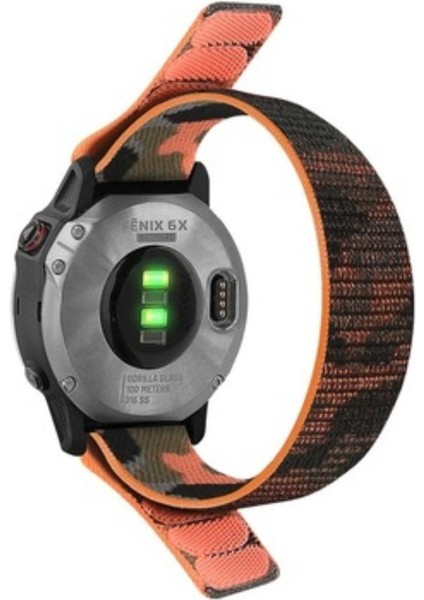 Garmin Fenix 5x-5xplus Sapphire Kumaş Kordon 26MM