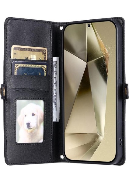 Samsung Galaxy S22 Artı Kart Tutucu Fermuar Faturaları Için Cüzdan Crossbody Durumda (Yurt Dışından) fiyatları