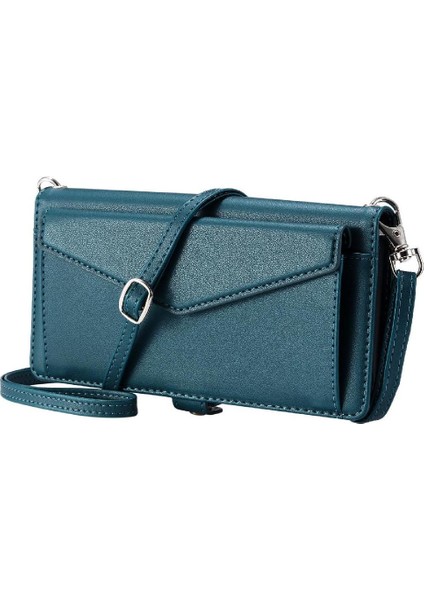 Samsung Galaxy S23 Için Cüzdan Crossbody Durumda Kart Tutucu Fermuar Faturaları Yuvası (Yurt Dışından)