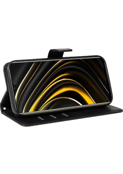 Xiaomi Redmi 9t Için Filp Durumda Preslenmiş Pu Deri Cüzdan Telefon Kılıfı ile (Yurt Dışından) indirimleri