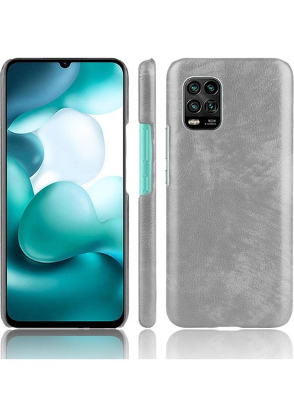 Retro Durumda Xiaomi Mi 10 Lite 5g Uyumluluk Retro Lychee Desen (Yurt Dışından)