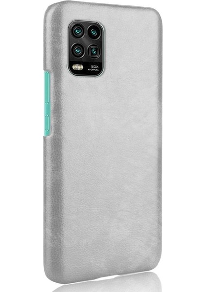 Retro Durumda Xiaomi Mi 10 Lite 5g Uyumluluk Retro Lychee Desen (Yurt Dışından)