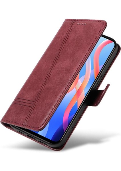 Xiaomi Poco M4 Pro 5g Için Filp Durumda Ayrılabilir Siyah Bilezik Preslenmiş Pu (Yurt Dışından) modelleri
