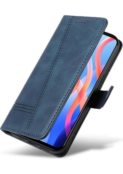 Xiaomi Poco M4 Pro 5g Için Filp Durumda Ayrılabilir Siyah Bilezik Preslenmiş Pu (Yurt Dışından)