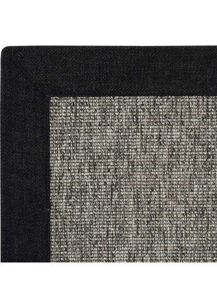 Londra Art 01 Hasır Dokulu Balkon Halısı Ithal Sisal Halı Yolluk Bordürlü Mutfak Halısı
