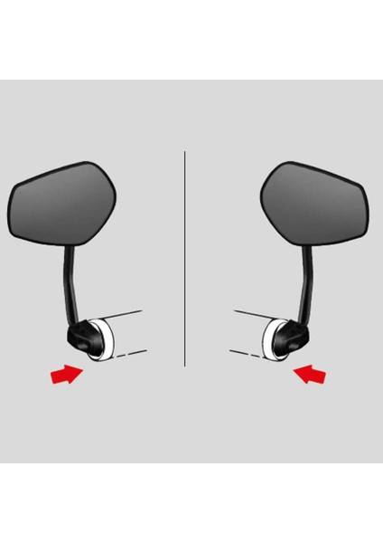 Flank 104 Universal Gidon Ucu Bağlantılı Bisiklet/e-Bike/e-Scooter/atv/motosiklet Aynas fiyatları