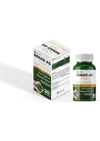 Renad-As , Astragalus (Çin Geveni ) , Nadh ,resveratrol Içeren 30 Kapsül Renadas