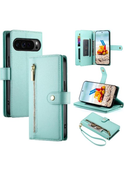 Google Piksel 9 Pro Xl Çok Fonksiyonlu Kart Yuvaları Bilek Kayışı Için Flip Case (Yurt Dışından) fırsatları