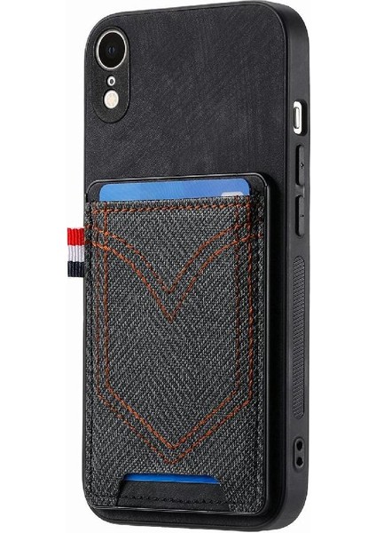 IPhone Xr Manyetik Araç Montaj Crad Yuvası Kot Cep Tasarımı (Yurt Dışından) modelleri