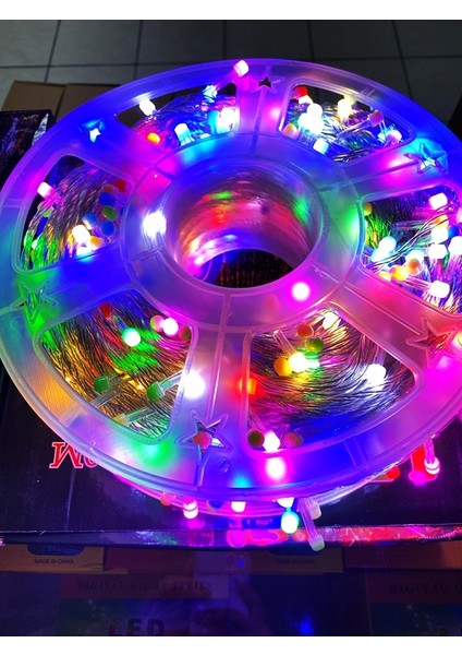 Ağaç Süsleme Ledi Yılbaşı-Cafe-Eğlence 480 Ledli 100 Metre Şerit Led 8 Farklı Mod Özellikli Işık Led