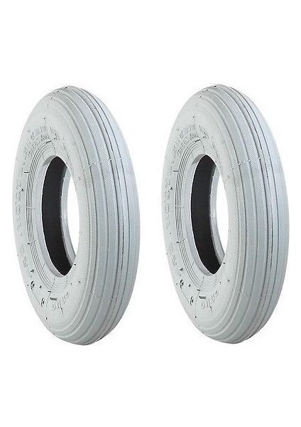 6 Jant 6x1 1/4 Engelli Araç Dış Lastiği Gri HF-207 x 2 Adet